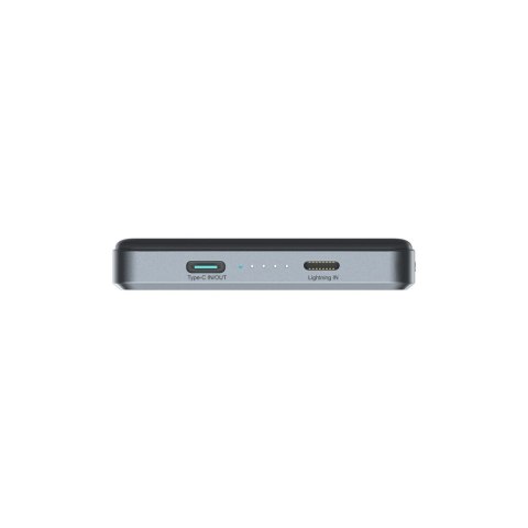 Powerbank bezprzewodowy 10000mAh 22.5W USB-C - szary