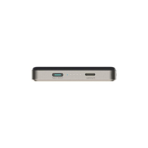 Powerbank bezprzewodowy 10000mAh 22.5W USB-C - tytanowy