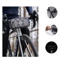 Torba sakwa rowerowa na kierownicę wodoodporna 1.9 l - szara