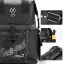 Torba rowerowa na kierownicę do roweru składanego Brompton 18 l - czarna