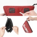 Torba rowerowa na kierownicę trapezoidalna 0.7 l - czerwona