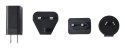 UAG 3in1 Travel Charger - bezprzewodowa ładowarka podróżna do trzech urządzeń 15W, kompatybilna z MagSafe, kabel, wtyczki i orga