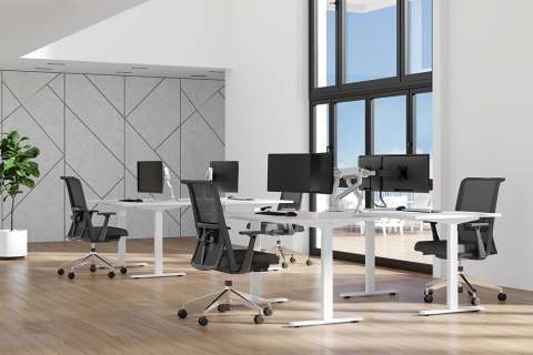 Neomounts DS75S-950WH2 uchwyt / stojak do monitorów 81,3 cm (32") Biurko Biały