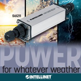 GIGABITOWY EXTENDER SYGNAŁU POE/POE+ 1-PORTOWY ZEWNĘTRZNY