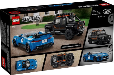 LEGO Speed Champions 77264 - Jaguar Project 7 i Land Rover Defender