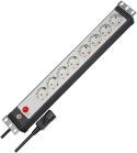 Listwa zasilająca Brennenstuhl Premium-Line 19 cali Steckdosenleiste 8-fach, Juodas/Lichtgrau, 3m