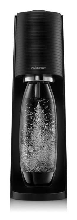 SodaStream saturator Terra Czarny + butelka 1L + cylinder z gazem CO2