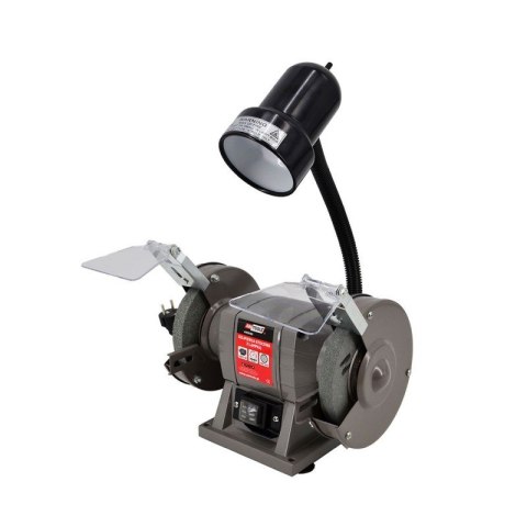 AWTOOLS szlifierka stołowa 150mm / 300W z lampką