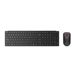 Lenovo 4X31S04848 klawiatura Dołączona myszka Biuro RF Wireless + Bluetooth Belgijski Czarny