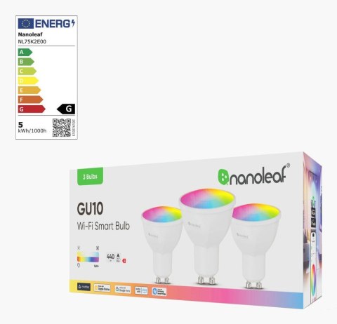 Nanoleaf Essentials Smart - zestaw 3 żarówek GU10 (WiFi)
