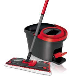 Vileda Ultramax mop Włókno Mokry Czarny, Czerwony