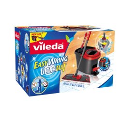 Vileda Ultramax mop Włókno Mokry Czarny, Czerwony