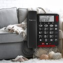 Amplicomms Bigtel 48 Plus Telefon analogowy Nazwa i identyfikacja dzwoniącego Ciemny Szary