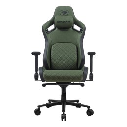 COUGAR DEFENSOR S ARMY GREEN F Uniwersalny fotel dla gracza Tapicerowane siedzisko Zielony