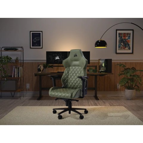 Corsair TC500 LUXE Fotel dla gracza Tapicerowane siedzisko Zielony