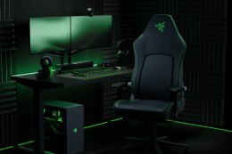 Razer Iskur V2 NewGen Fotel gamingowy Obite siedzisko Czarny, Zielony