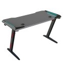 Biurko gamingowe Raptor GT100 120x60cm RGB czarne