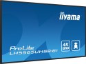 Iiyama LH5565UHSB-B1 signage display Kiosk 138,7 cm (54.6") LED Wi-Fi 800 cd/m2 4K Ultra HD Czarny Procesor wbudowany Android 11