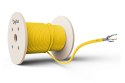 Kabel instalacyjny DIGITUS kat.7A, S/FTP, Dca, AWG22/1, LSOH, 500m, żółty, szpula