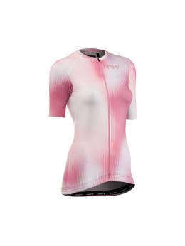 Koszulka rowerowa NORTHWAVE Blade Woman Jersey S/s różowy - M