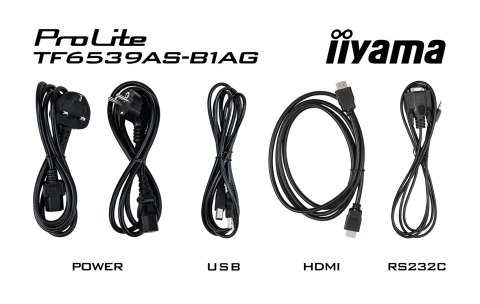 Monitor Iiyama Display Public 65 TF6539AS-B1AG