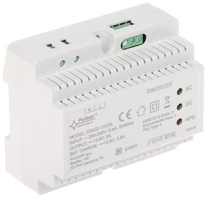 DING2-12V2A DING2 13,8V/2A zasilacz buforowy impulsowy na szynę DIN Grade 2