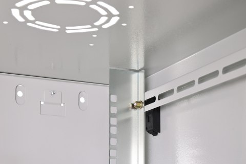 Digitus Szafa sieciowa wisząca DYNAmic 19" 12U rack 600x600, drzwi szyba, szary, niedzielona, złożona, 60kg