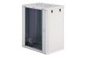 Digitus Szafa sieciowa wisząca DYNAmic 19" 16U rack 600x450, drzwi szyba, szary, niedzielona, złożona, 60kg