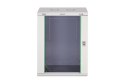 Digitus Szafa sieciowa wisząca DYNAmic 19" 16U rack 600x450, drzwi szyba, szary, niedzielona, złożona, 60kg