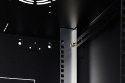 Szafa sieciowa wisząca DYNAmic 19" 16U rack 600x600, drzwi szyba, czarny, niedzielona, złożona, 60kg