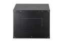 Szafa sieciowa wisząca DYNAmic 19" 9U rack 600x600, drzwi szyba, czarny, niedzielona, złożona, 60kg