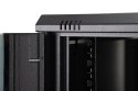 Szafa sieciowa wisząca DYNAmic 19" 9U rack 600x600, drzwi szyba, czarny, niedzielona, złożona, 60kg