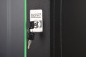 Szafa sieciowa wisząca DYNAmic 19" 9U rack 600x600, drzwi szyba, czarny, niedzielona, złożona, 60kg