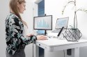 Digitus Biurko z elektryczną regulacją wysokości oraz stacją ładowania USB i szufladą