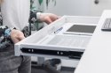 Digitus Biurko z elektryczną regulacją wysokości oraz stacją ładowania USB i szufladą