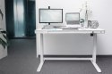 Digitus Biurko z elektryczną regulacją wysokości oraz stacją ładowania USB i szufladą