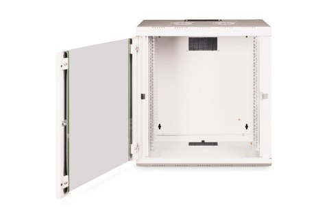 Digitus Szafa sieciowa wisząca Unique 19" 12U rack 600x450, drzwi szyba, szary, niedzielona, złożona, 100kg