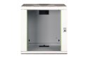 Digitus Szafa sieciowa wisząca Unique 19" 12U rack 600x450, drzwi szyba, szary, niedzielona, złożona, 100kg