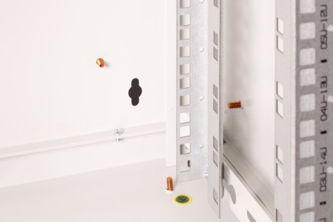 Digitus Szafa sieciowa wisząca Unique 19" 16U rack 600x450, drzwi szyba, szary, niedzielona, złożona, 100kg