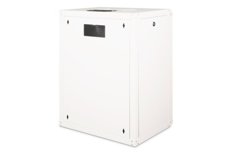 Digitus Szafa sieciowa wisząca Unique 19" 16U rack 600x450, drzwi szyba, szary, niedzielona, złożona, 100kg