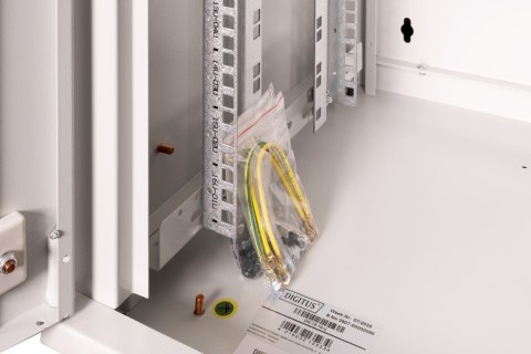 Digitus Szafa sieciowa wisząca Unique 19" 16U rack 600x450, drzwi szyba, szary, niedzielona, złożona, 100kg