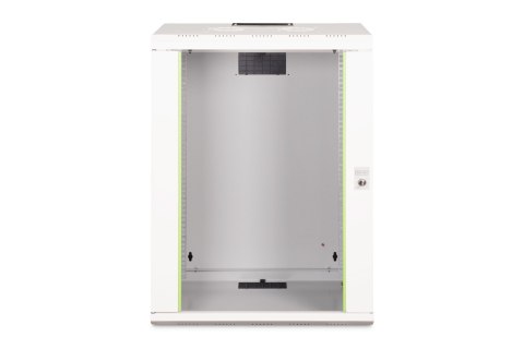 Digitus Szafa sieciowa wisząca Unique 19" 16U rack 600x450, drzwi szyba, szary, niedzielona, złożona, 100kg