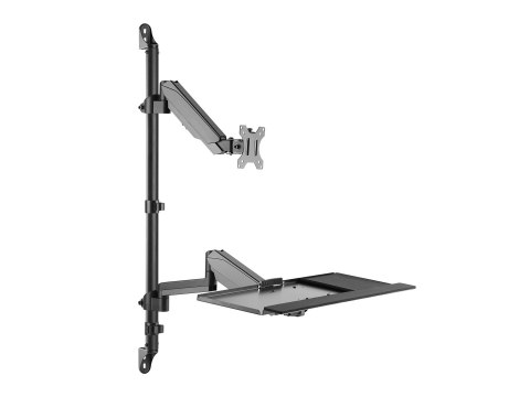 Equip 650170 mocowanie i stojak do urządzeń wielofunkcyjnych pc/stacji roboczych 8 kg Czarny 43,2 cm (17") 81,3 cm (32")