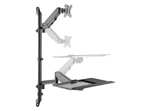 Equip 650170 mocowanie i stojak do urządzeń wielofunkcyjnych pc/stacji roboczych 8 kg Czarny 43,2 cm (17") 81,3 cm (32")