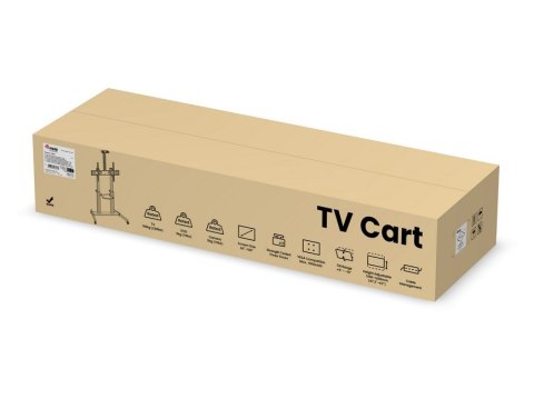 Equip 650631 uchwyt do telewizorów 2,54 m (100") Czarny