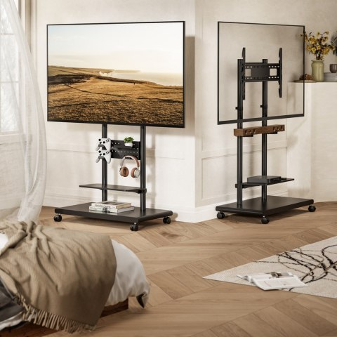 Equip 650635 uchwyt do telewizorów 2,29 m (90") Czarny