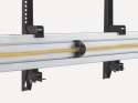 Uchwyt sufitowy do 2 wyświetlaczy LCD - Plastik, Aluminium, Stal, Srebrny - Rozmiar ekranu: 114.3-139.7 cm (45-55'')