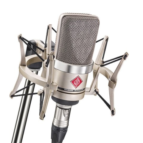 Neumann TLM 102 NI Studio Set - Mikrofon pojemnościowy, wielkomembranowy z uchwytem przeciwwstrząsowym, nikiel