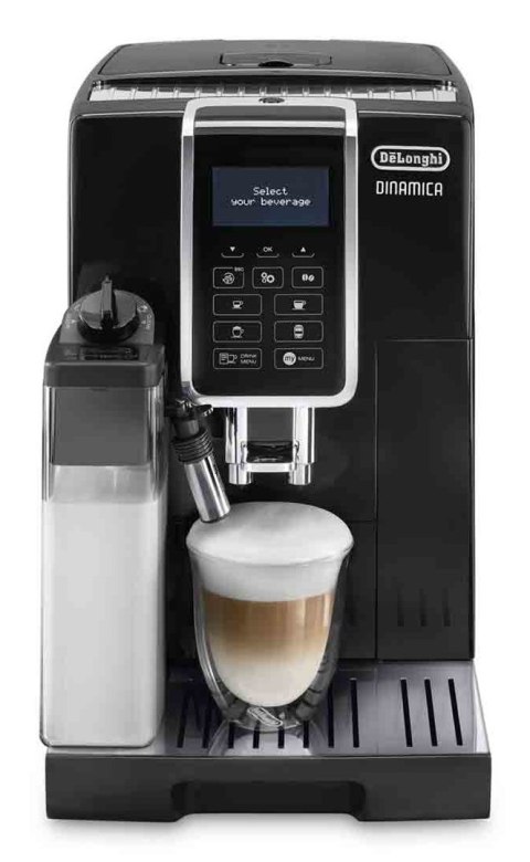 Ekspres ciśnieniowy automatyczny DeLonghi Dinamica ECAM 350.55.B (1450W; kolor czarny)