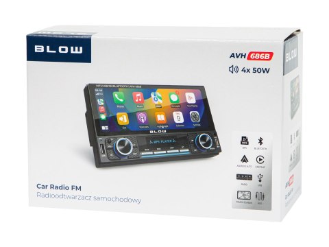 Radio BLOW AVH-686B RDS MP3/USB/micro SD/BLUETOOTH